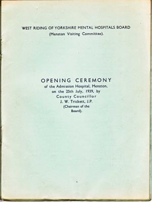A Grand Opening Ceremony  25th July 1939
